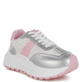 Koters Print Embroidery Detail Metallic Sneakers