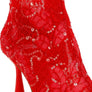 Samia Sequin Lace Boots