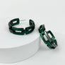 ACETATE HOOP EARRINGS