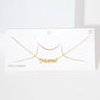 GOLD DIPPED MAMA METAL NECKLACE GOLD