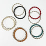 TWISTED LEATHER BANGLE BRACELET