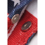 DIONA J FASHION AMERICAN FLAG 2 IN 1 TOTE BEACH TOWEL