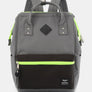 Himawari Contrast Waterproof Backpack Bag with Reinforced Edges