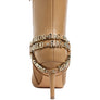 Nicene Harness Detail Stiletto Boots