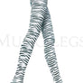 Zebra design tights