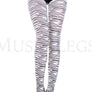 Zebra design tights