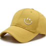 cotton multicolor adjustable smiley face embroider