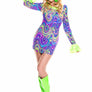 Music Legs Psychedelic Hippie Chick