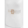 DIONA J PLUS SIZE CRYSTAL BUCKLE CLEARED TRANSPARENT BELT COLOR GOLD/CLEAR