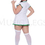 Plus Size Sexy Leaf Nurse