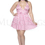 Plus Size Pink Doll Dress