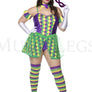 Plus Size Mardi Gras Babe