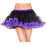 Contrast colored trim petticoat