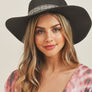 TRIBAL BAND FLAT TOP SUN HAT