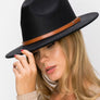 FEDORA HAT LEATHER BELT