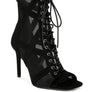 Anarki Mesh Lace-Up Ankle Boots