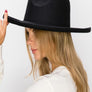 Vegan Felt Panama Upturned Brim HAT FOR WOMEN
