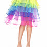 Music Legs Rainbow Long Back Tulle