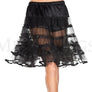 Long layered petticoat