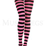 Wide striped tights