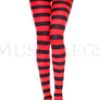 Wide striped tights