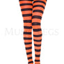 Wide striped tights