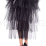 Long Back Multi Layered Tulle