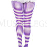 Plus size striped tights