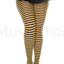 Plus size striped tights