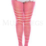 Plus size striped tights