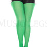 Plus size opaque tights