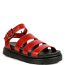 Belcher Faux Leather Buckle Detail Sandals