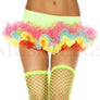 Soft tulle rainbow skirt