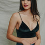 Velvet Longline Bralette