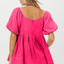 BiBi Pleated Puff Sleeve Washed Blouse
