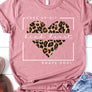 Free Spirit Leopard Heart Graphic Tee PLUS