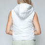 Snobbish Zip Up Quilted Hooded Vest