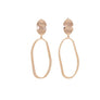 Round Geometric Hoop Earrings