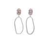 Round Geometric Hoop Earrings