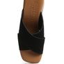 Matrix Criss Cross Strap Block Heel Sandals