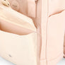 Himawari Contrast Waterproof Canvas Backpack Bag with Round Label