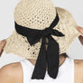 FASHION BACK RIBBON STRAW SUN HAT