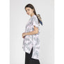DIONA J FASHION LEAF PRINT KIMONO ONE SIZE COLOR PINK