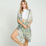 DIONA J PAISLEY FLOWER PRINT KIMONO CARDIGAN ONE SIZE COLOR LEMON