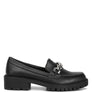 Ashby Faux Leather Chunky Block Heel Loafers
