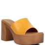 Scandal Slip On Block Heel Sandals