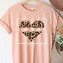 Free Spirit Leopard Heart Graphic Tee PLUS