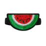 Pair of Watermelon Sequin Shoe Bands