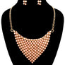 Pink Beads Necklace Set