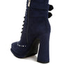 Punk Nomad Harness Detail Lace Up Boots